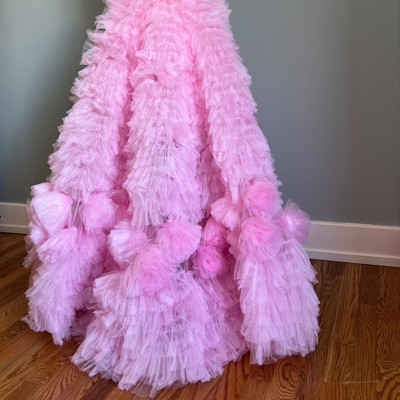 Anthropologie Morphine Fashion Tulle Roses Skirt - PINK - Picture 6 of 6